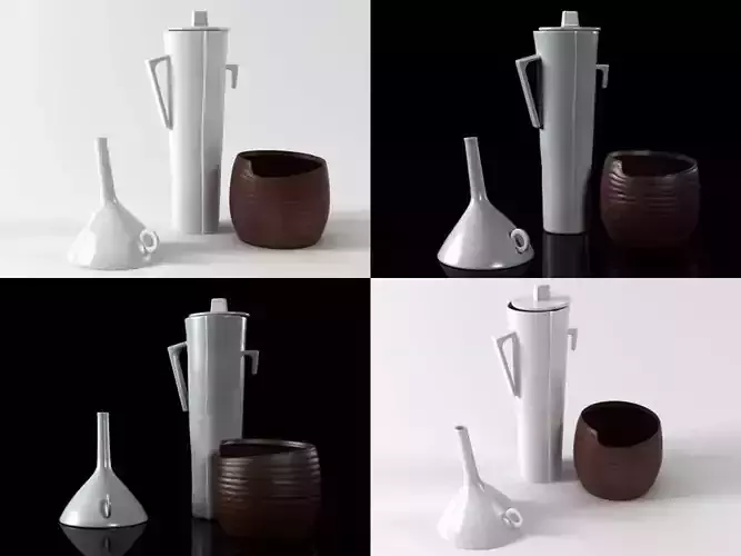 Accessory set 02 3D model Accessory set 02 3D model