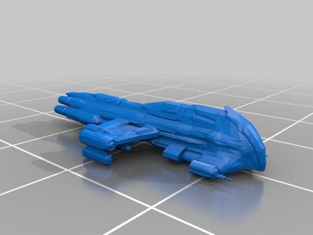 Eve Online - Amarr Battlecruisers Free 3D print model_3