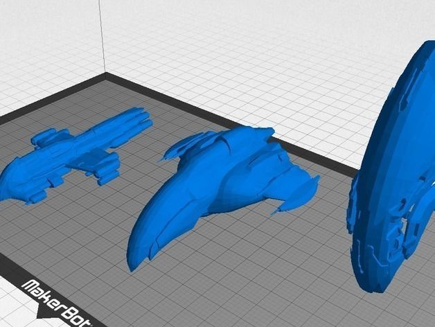 Eve Online - Amarr Battlecruisers Free 3D print model_1