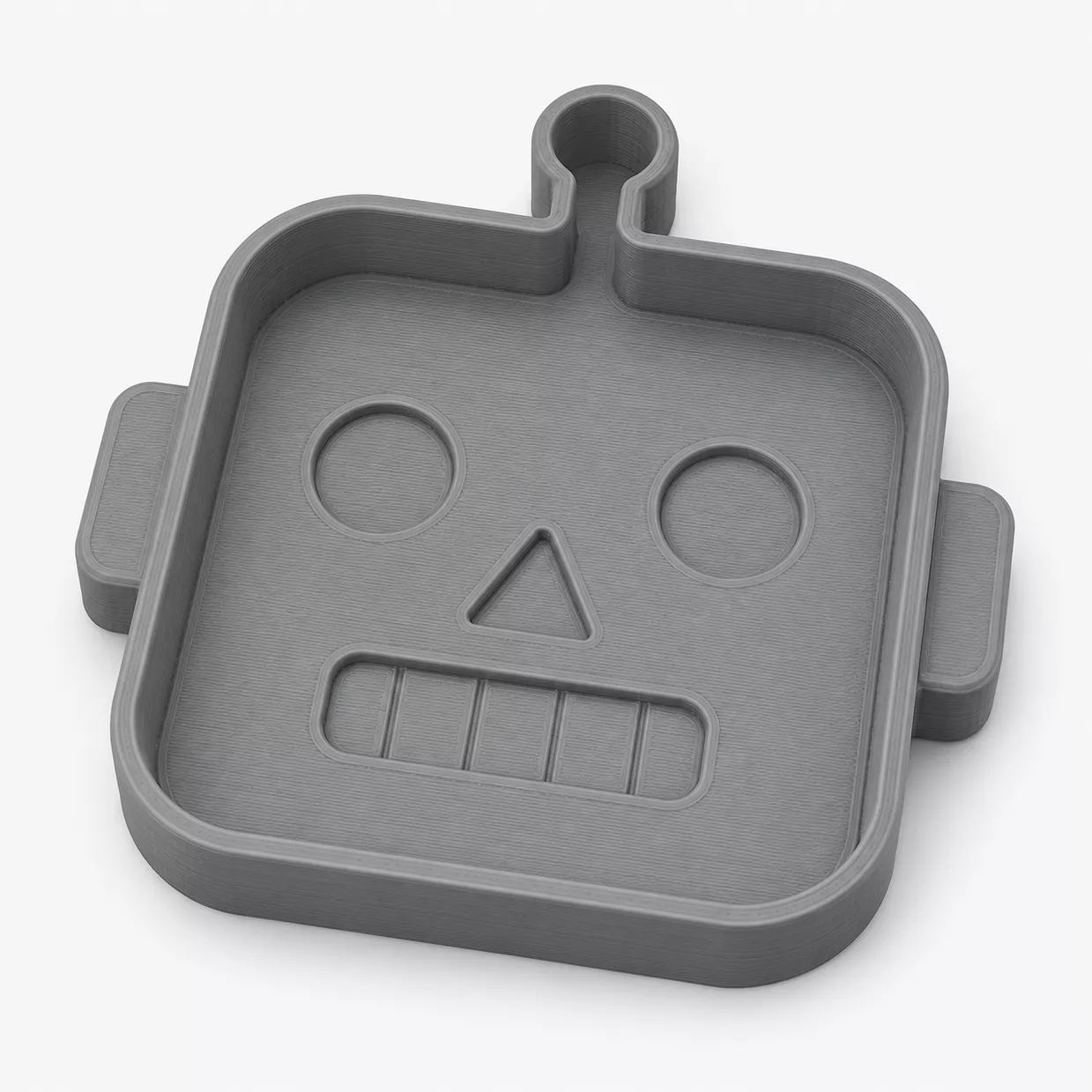Robot Emoji Bot Emoticon Tray Storage 3D print model