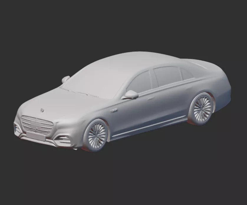 Mercedes-Benz S-Class 2027 - 3D Printable STL Model 3D print model