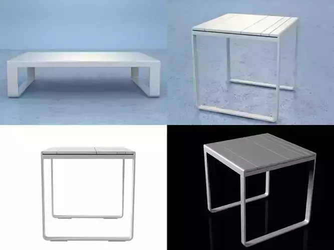 Flat low tables