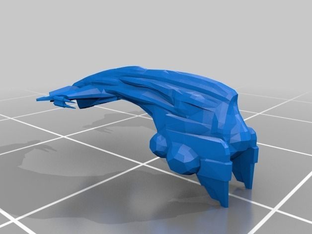 Eve Online - Gallente Carrier Drones Free 3D print model_1