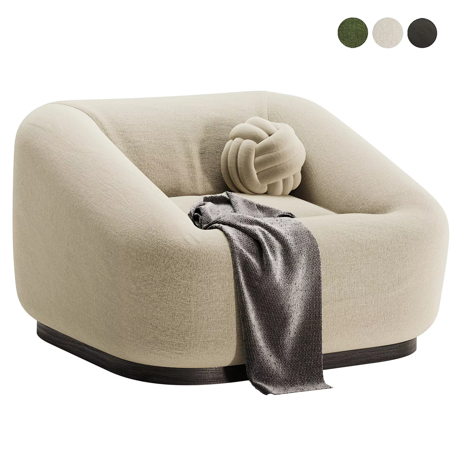 Arper armchair 3D model