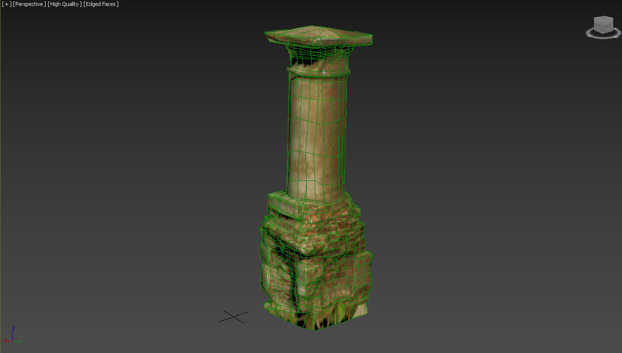 6x Grave crypt and crosses - cemetery colection Low-poly 3D model_38