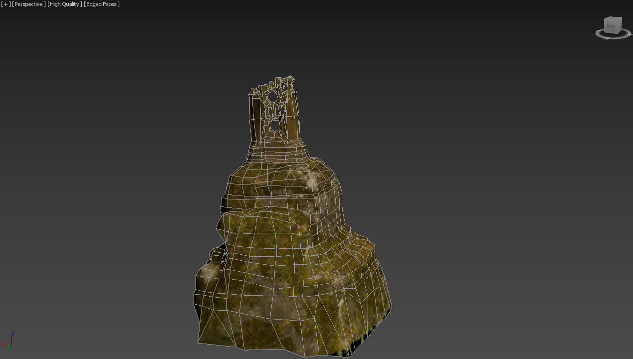 6x Grave crypt and crosses - cemetery colection Low-poly 3D model_54