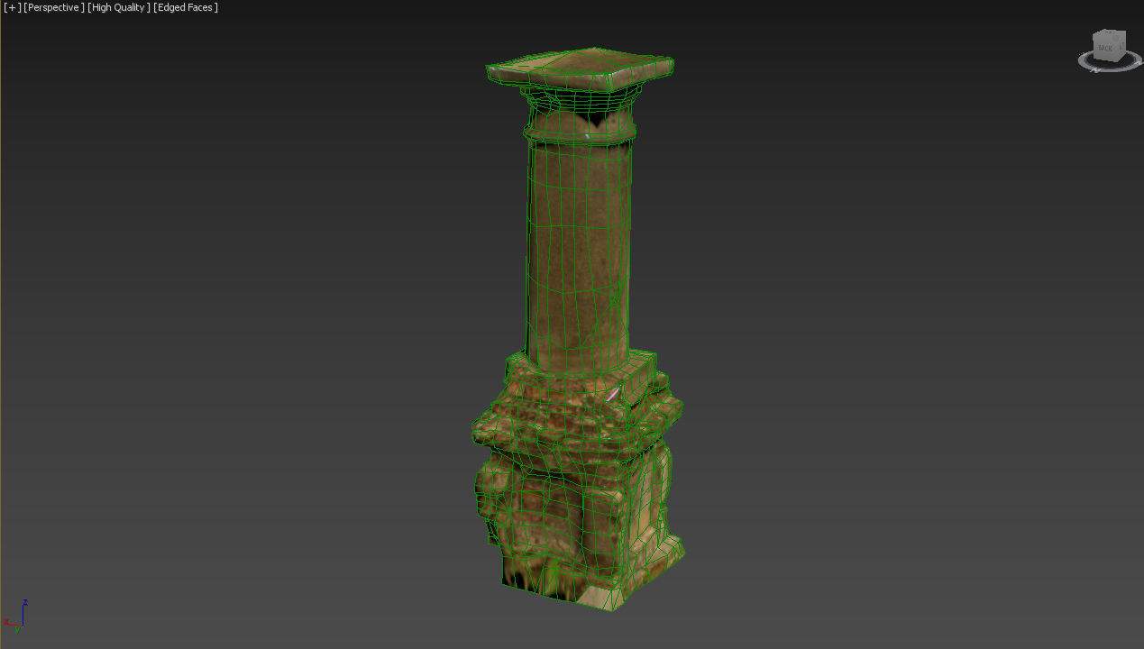 6x Grave crypt and crosses - cemetery colection Low-poly 3D model_35