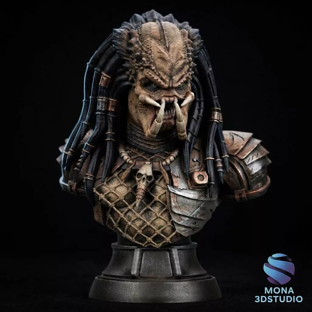 Predator Yautja Bust - 3D Printable STL Model 3D print model