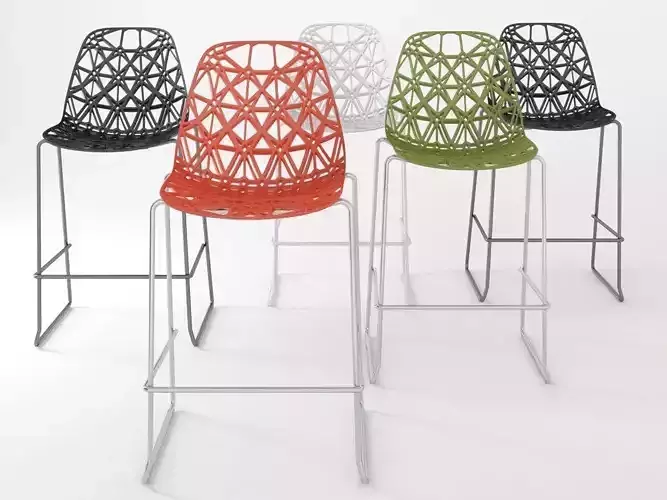 Nett stool 3D model