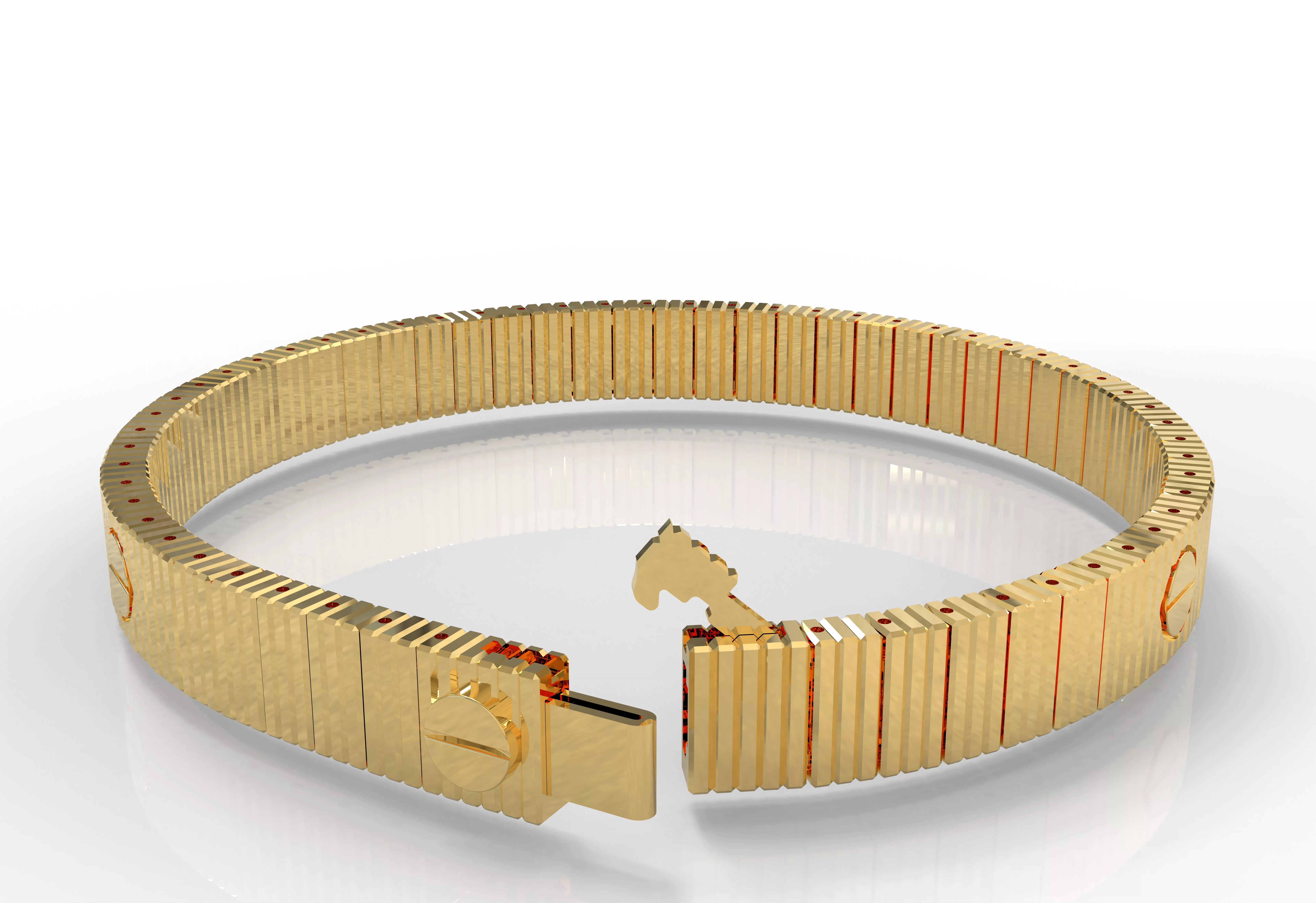 LOVE Unlimited Bracelet Flexible Render 3D print model