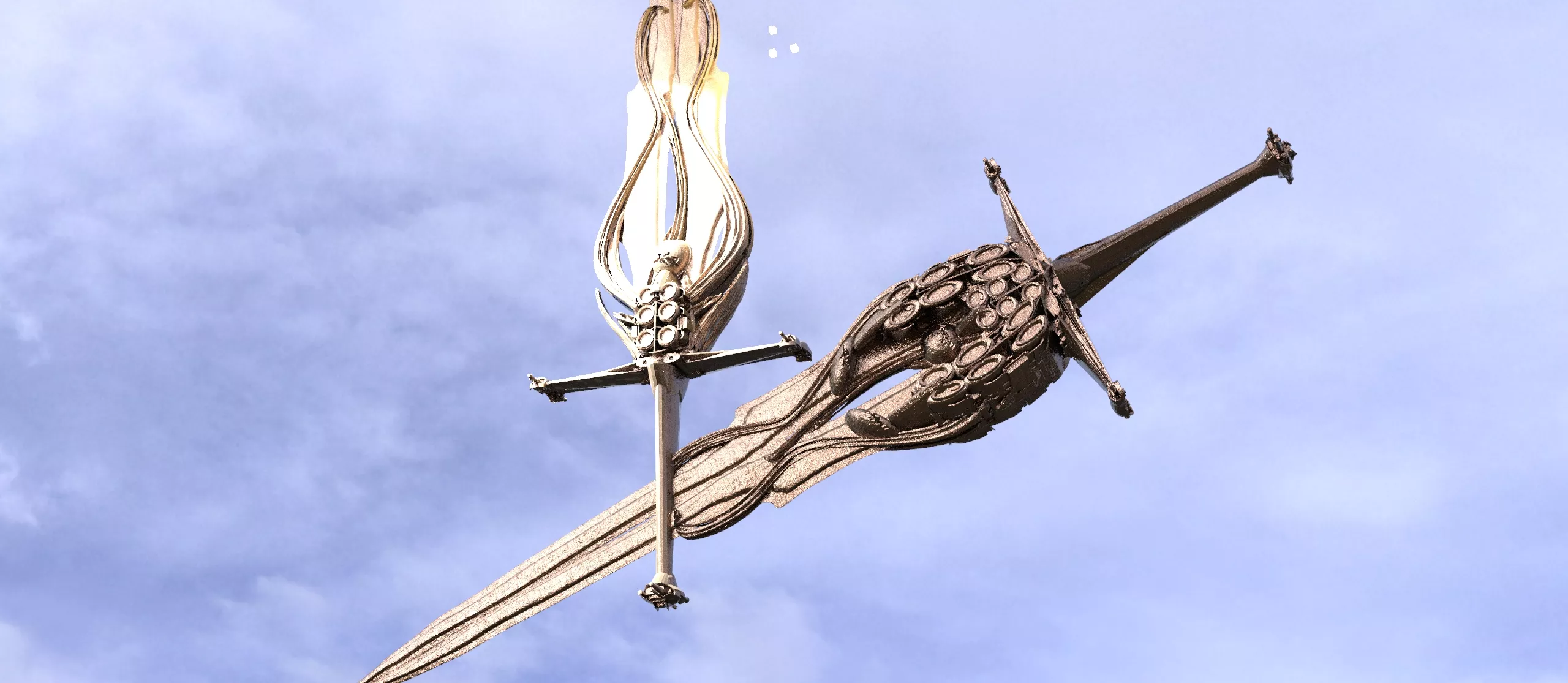 Jet Sword handle swords 2 3D model