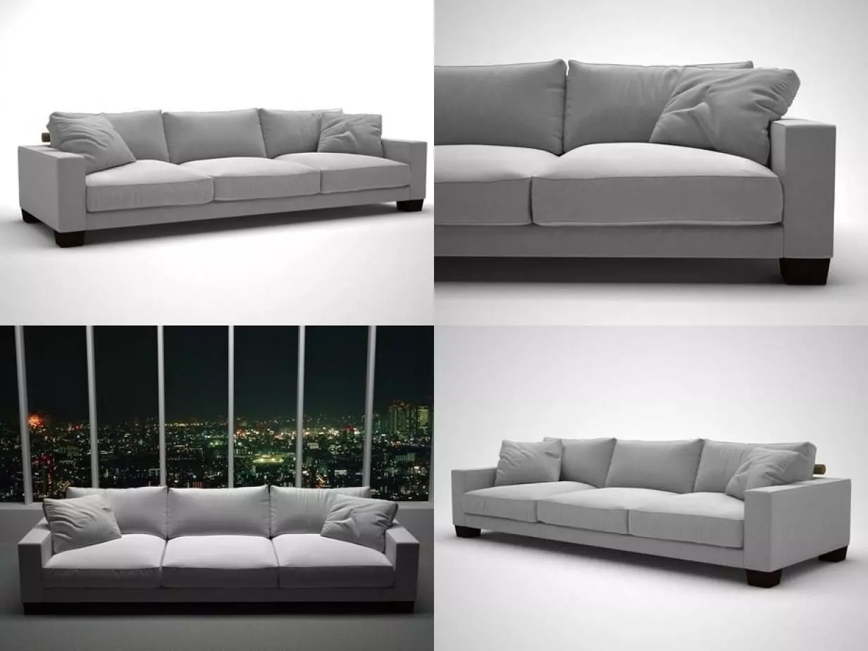 Status sofa 3D model_0