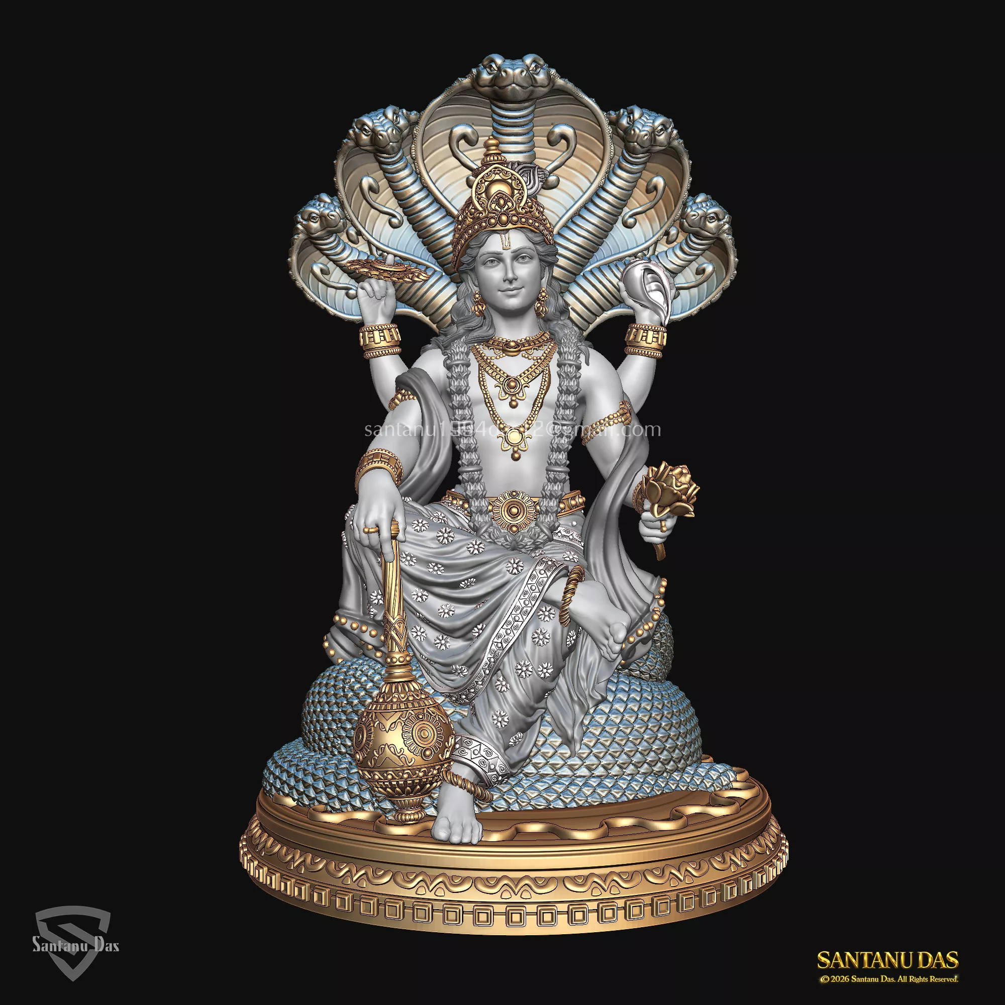 Vishnu Narayan 3D print model