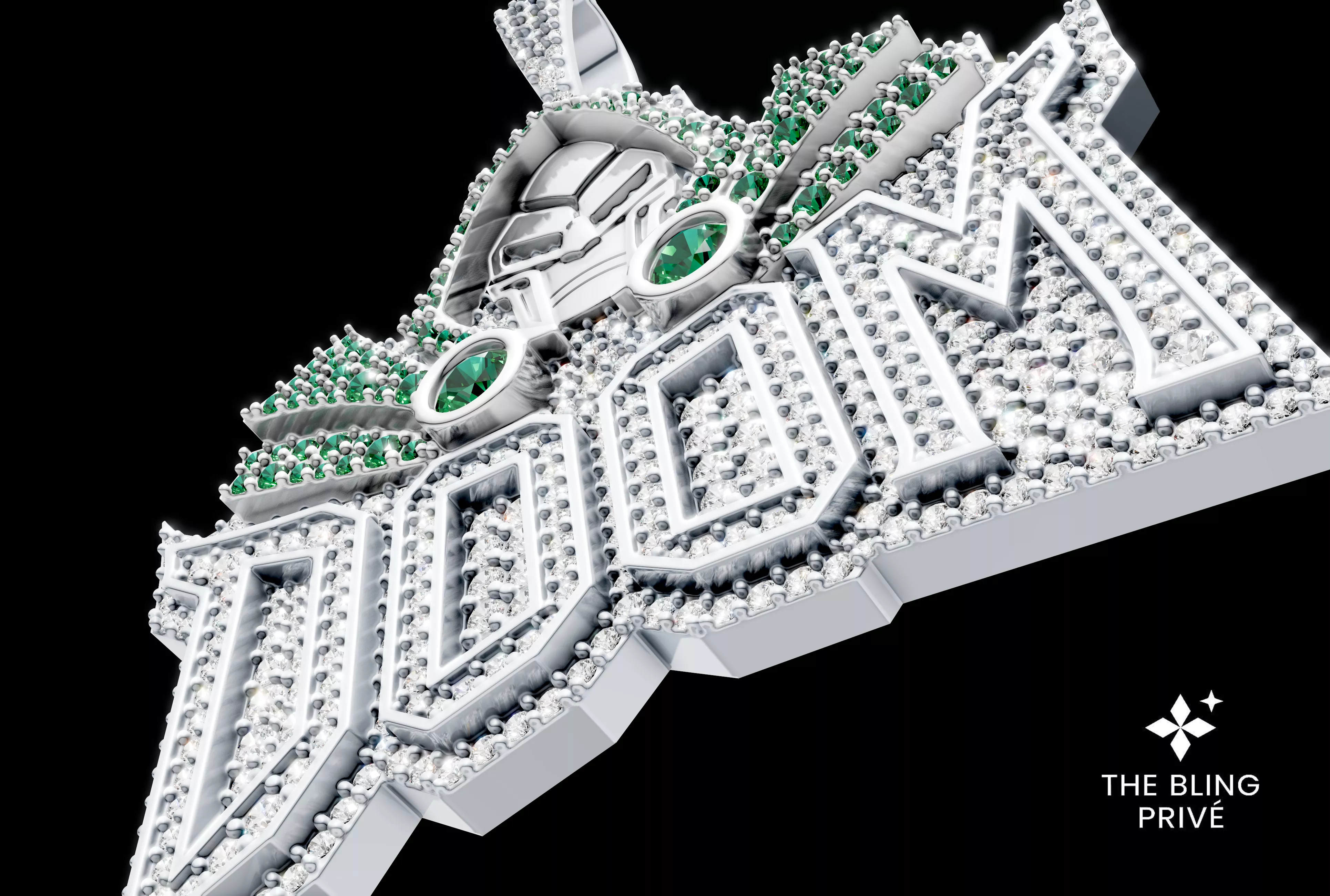 DR DOOM ICED OUT PENDANT 3D print model