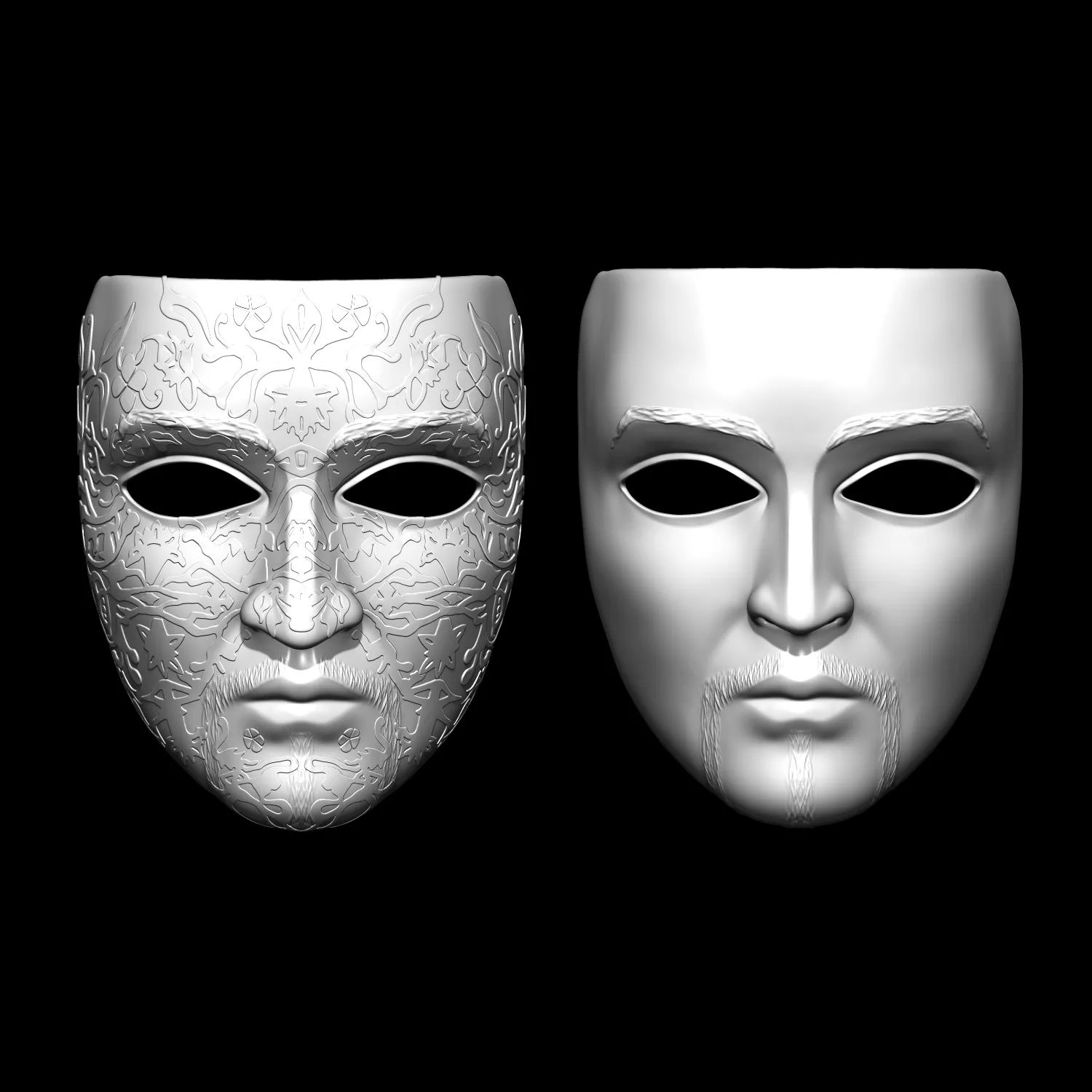 Leper King Mask 3D print model