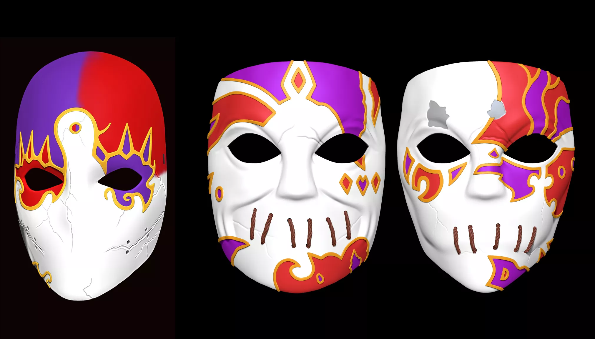 Jack of Blades Mask - 3 MASK 3D print model