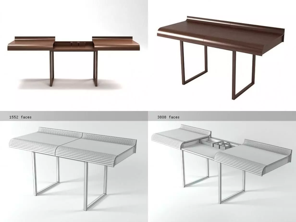 Asas work table 3D model_0