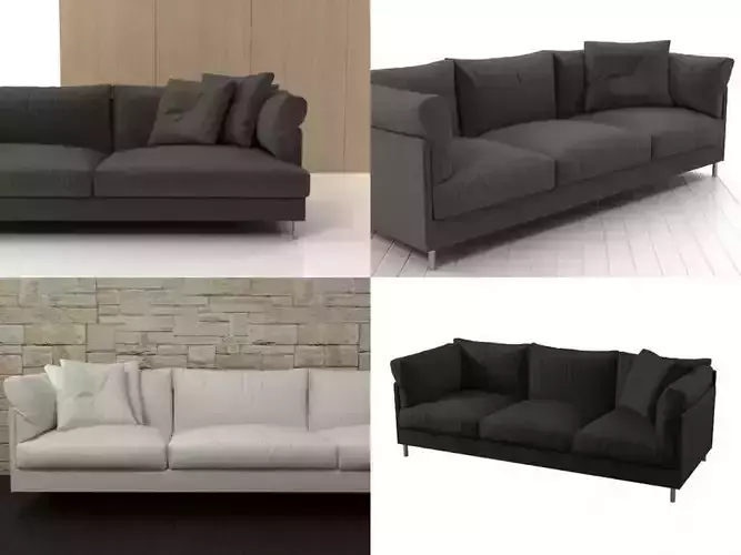 Chemise four different sofas