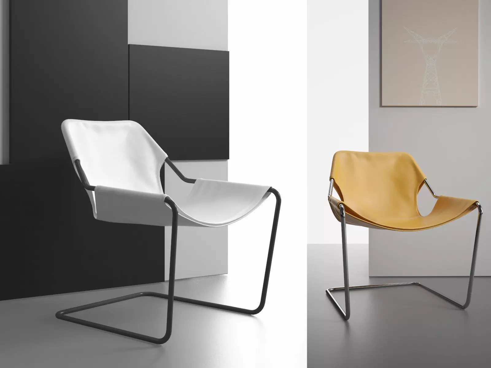 Paulistano armchair 3D model_2