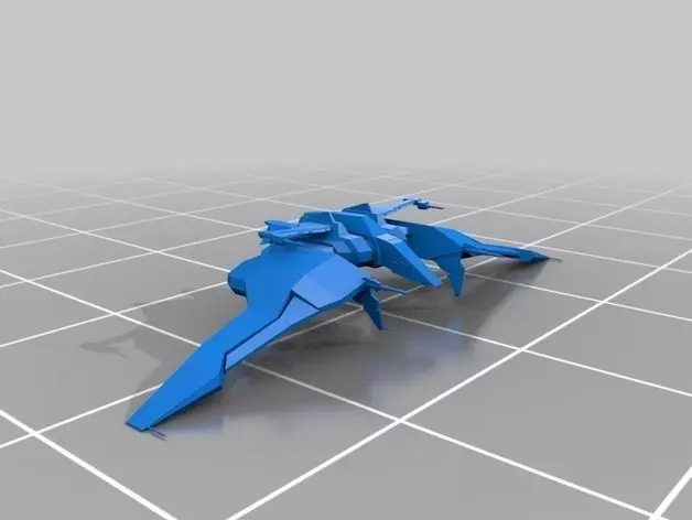 Eve Online - Caldari FighterFighter-Bomber Drones Free 3D print model_0