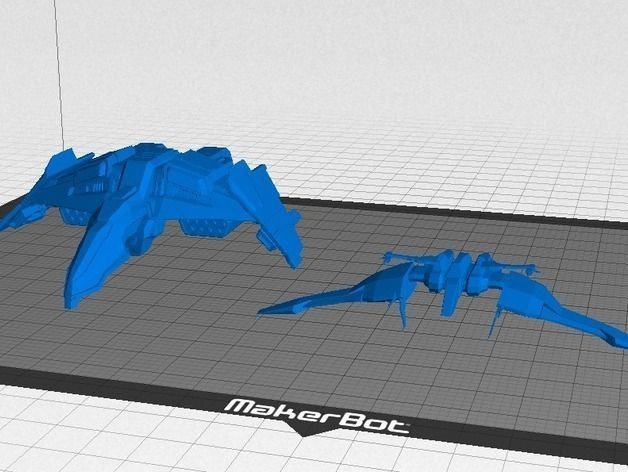 Eve Online - Caldari FighterFighter-Bomber Drones Free 3D print model_2