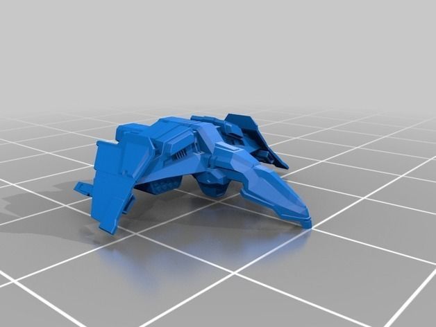 Eve Online - Caldari FighterFighter-Bomber Drones Free 3D print model_1