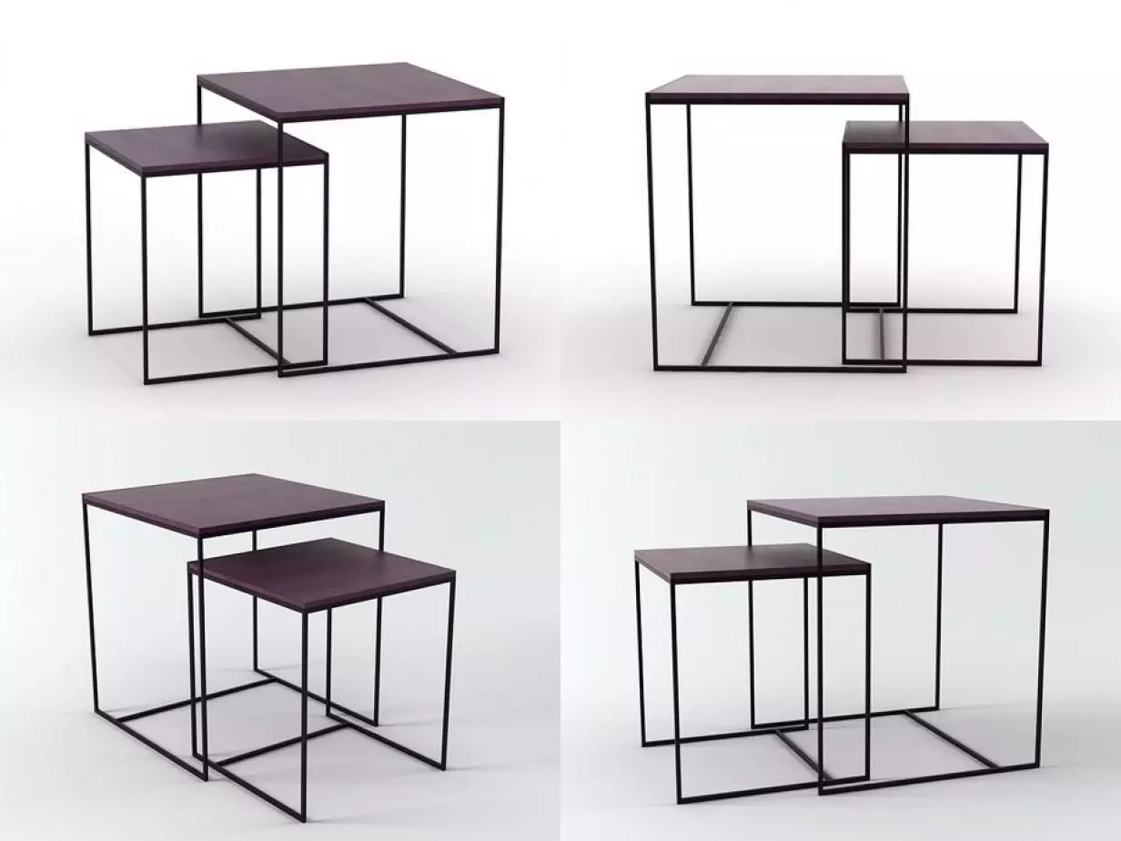 Cube tables 3D model_0