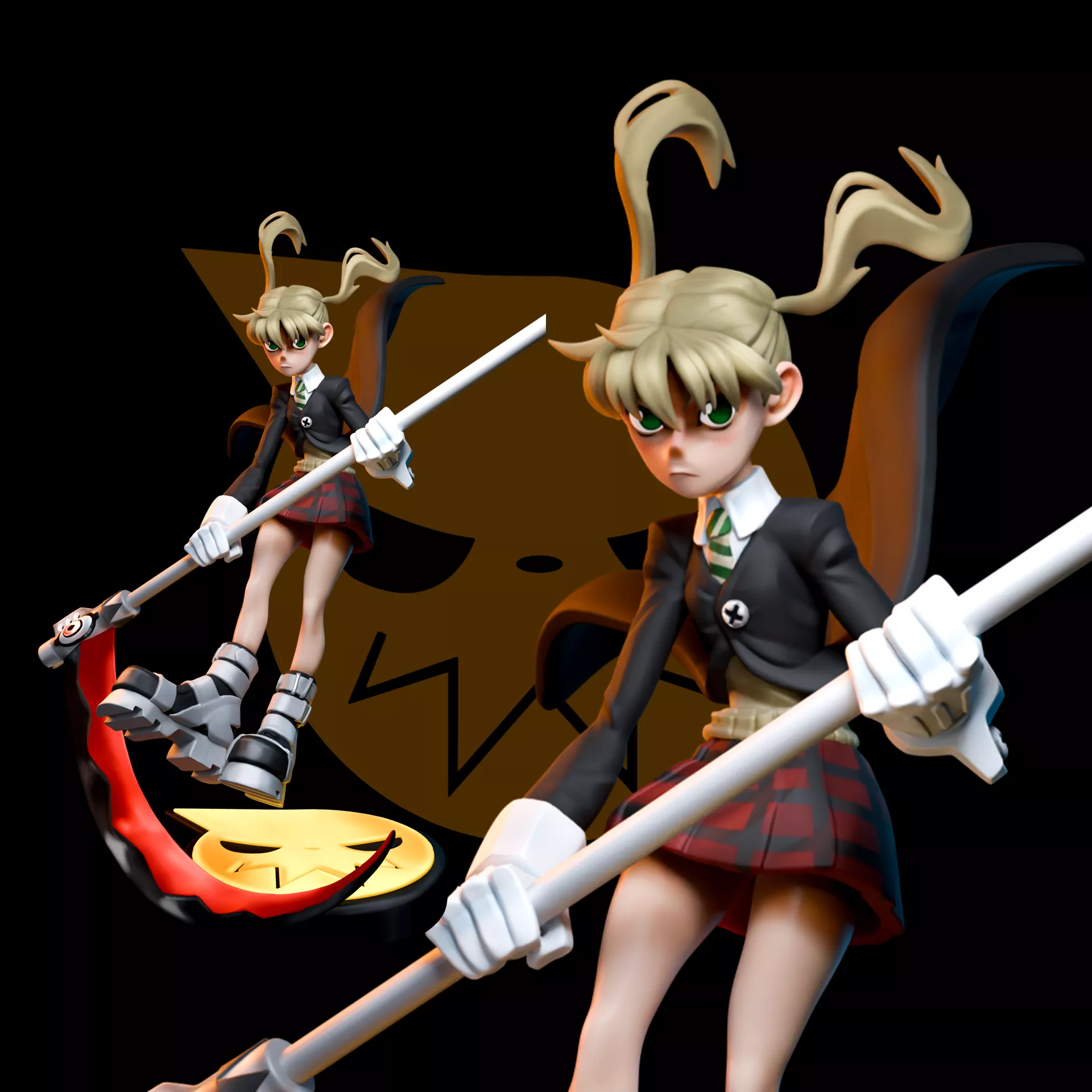Maka Albarn - Soul Eater - STL for 3D printing 3D print model