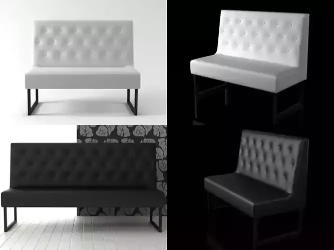 Menu sofa b 3D model