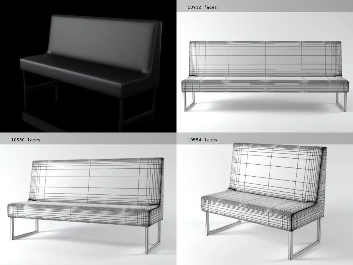 Menu sofa 3D model_3