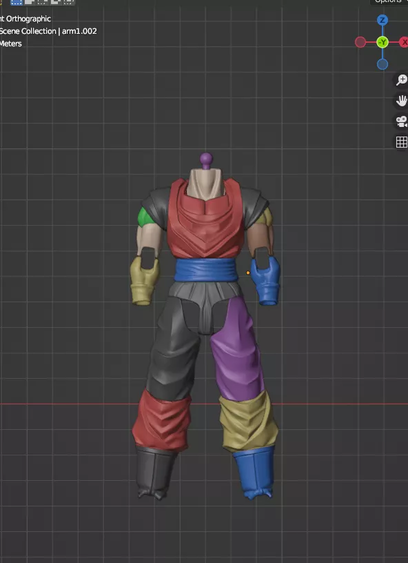 Goku SHF body 3D print model