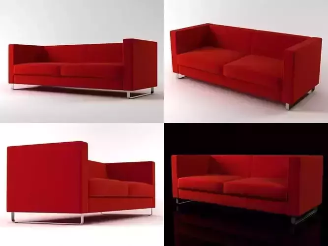 Kiss sofa 3D model