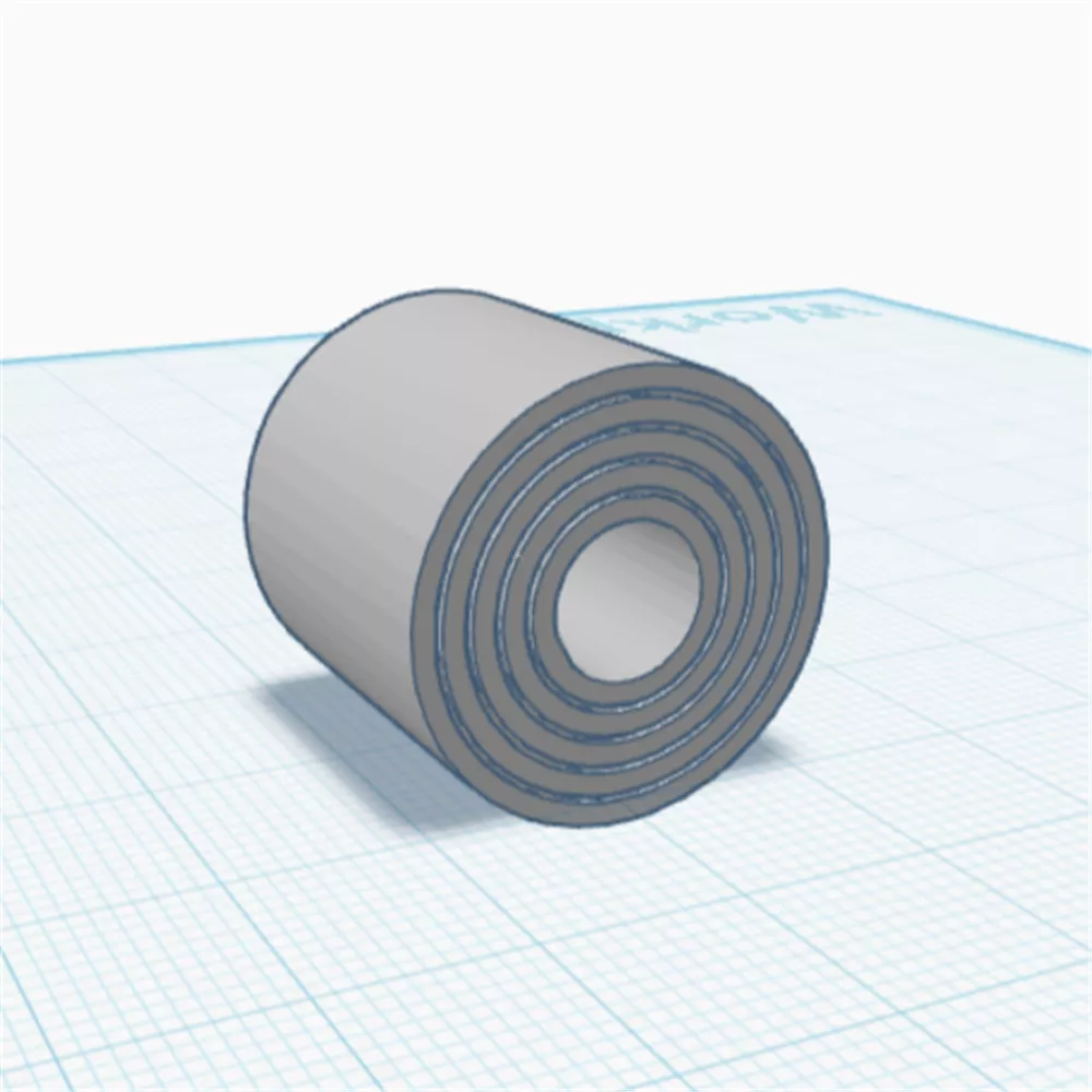 OO Gauge Steel Coil 3D print model