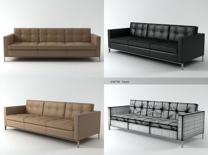 Foster 502-30 sofa 3D model