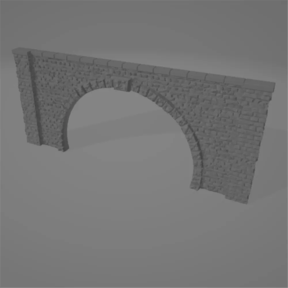 OO Gauge Tunnel Portal 3D print model