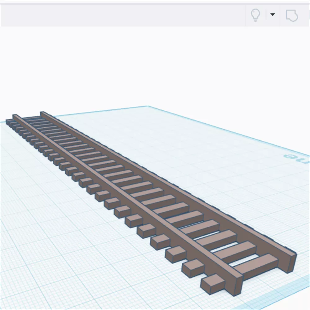 OO Gauge Model Railway Track 3D print model