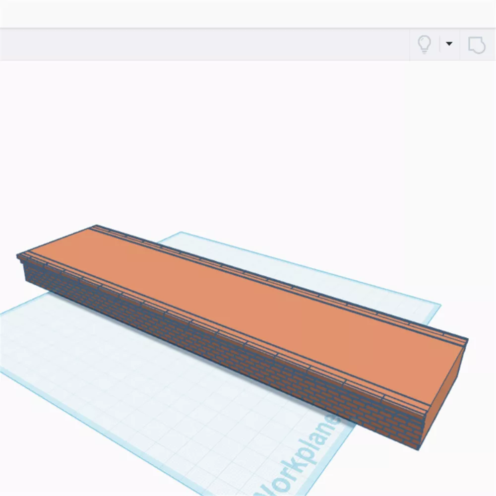 OO Gauge Straight Platforms 3D print model