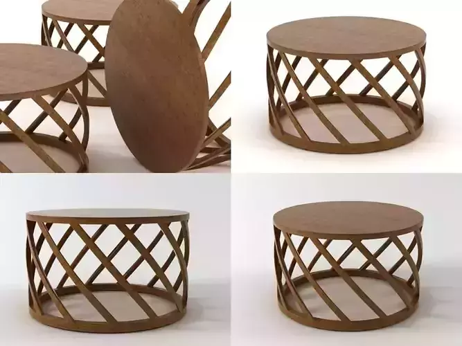 Cesta side table 3D model