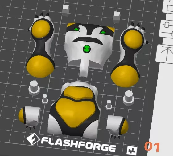 Cannonbolt - Articulado 3D print model