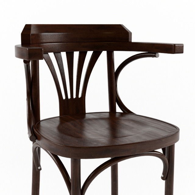 Bar stool 3D model_1