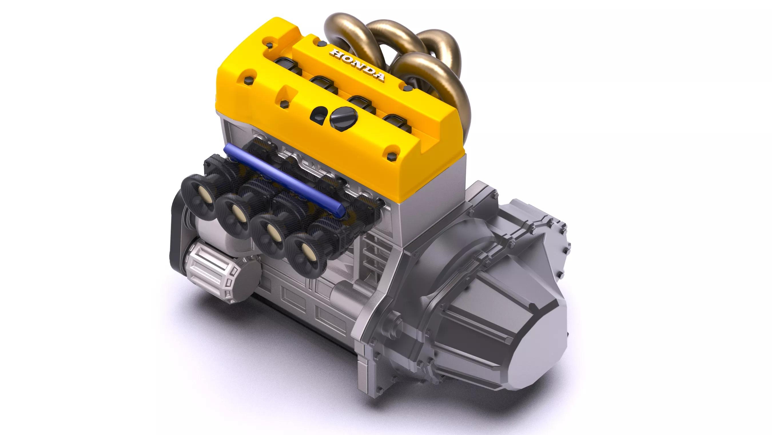 Honda K20 Spoon Sports Engine 3D print model