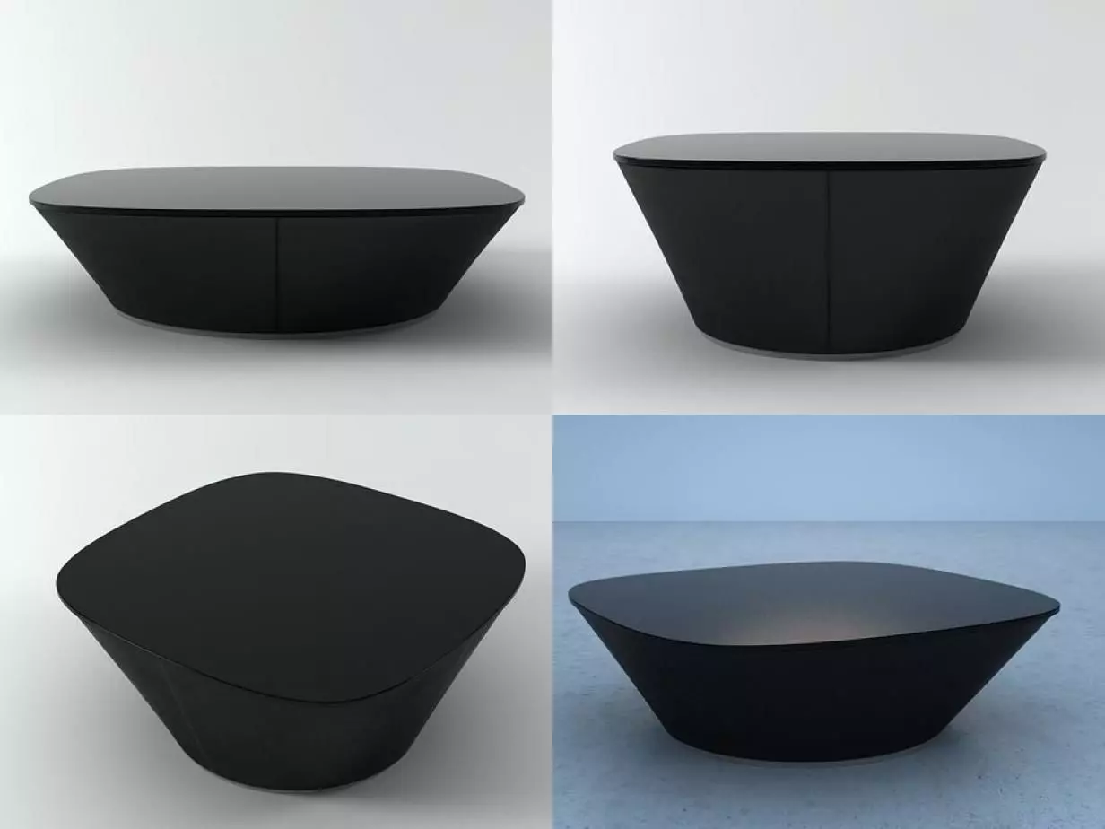 Ameo four different coffee tables 3D model_0