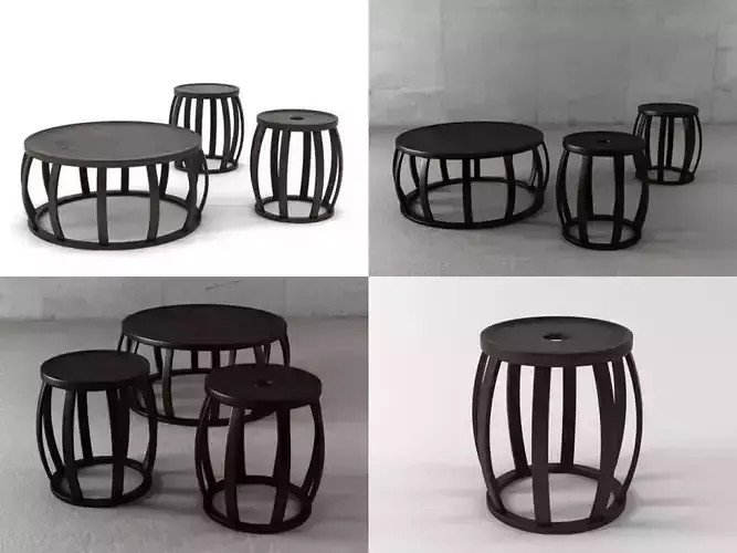 Simplice tables 3D model