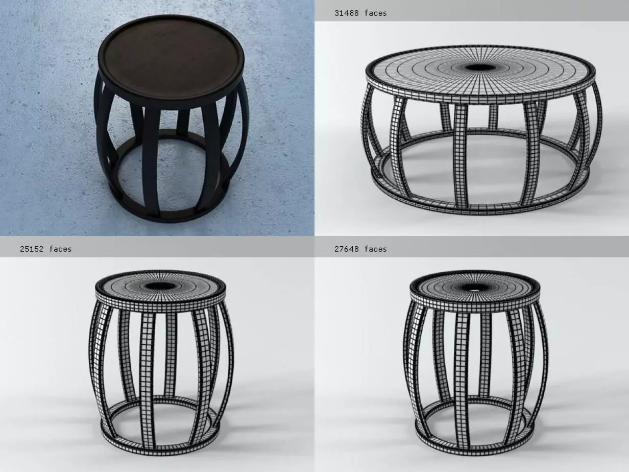 Simplice tables 3D model_3