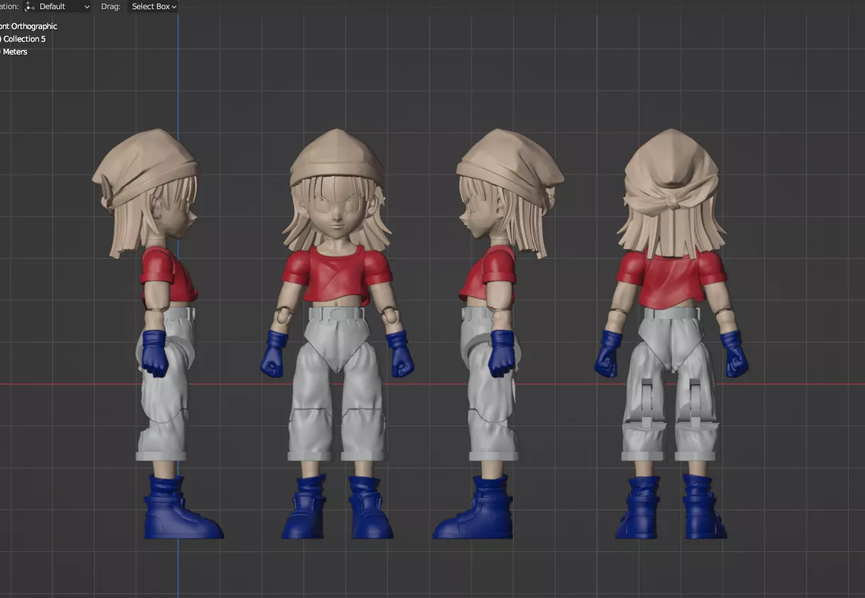 Pan GT action figure 3D print model