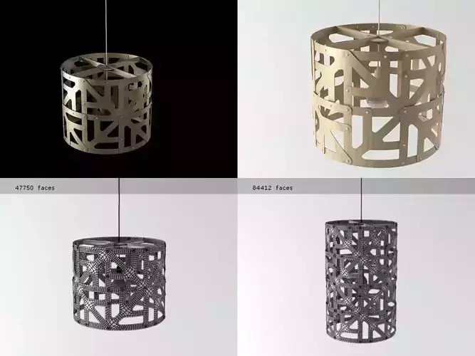 Ulu series of wooden lamps