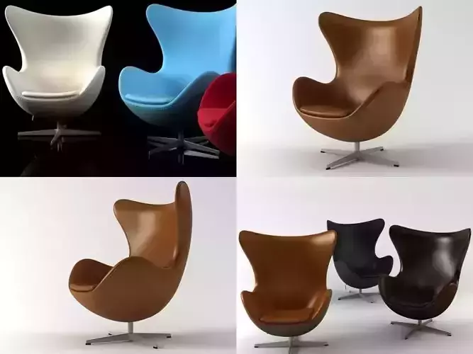 Egg chair 3D model