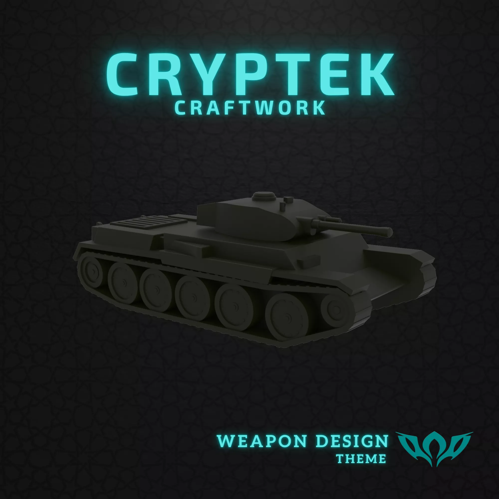 16 Miniature 14TP Medium Tank Scale Replica 3D print model