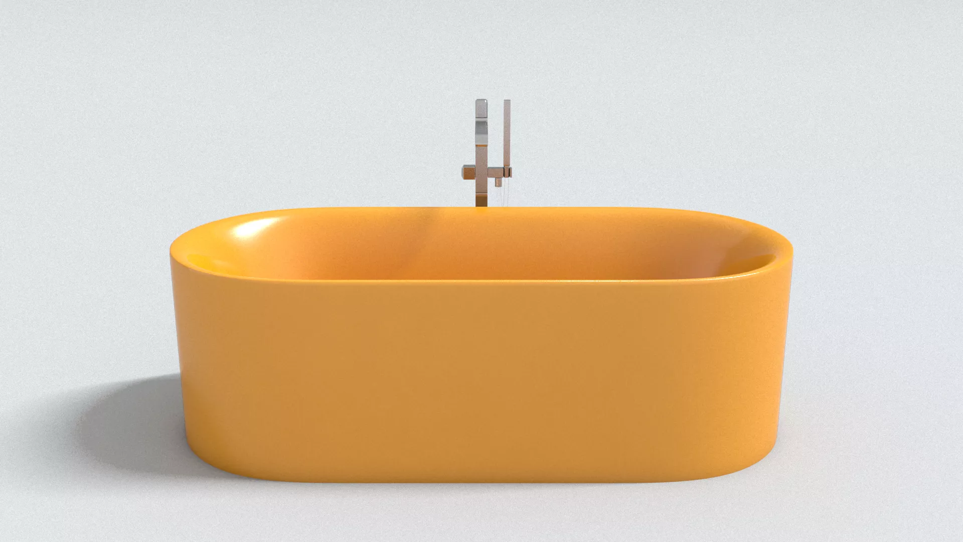 laos Oval Bathtub 3D model
