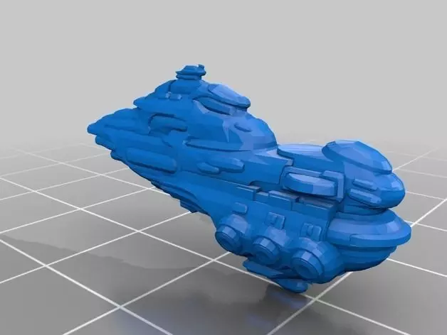 Eve Online - Moros Gallente Dreadnought Free 3D print model_0